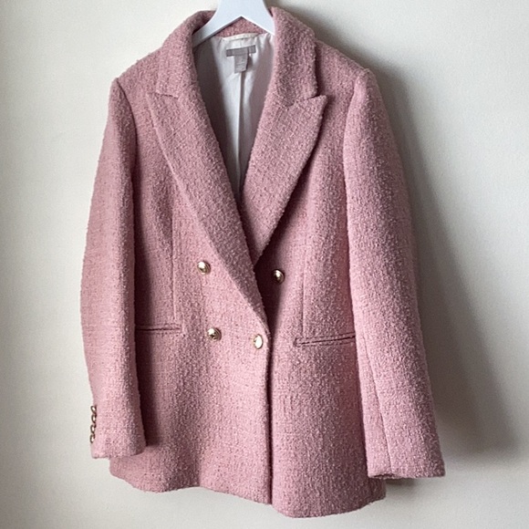 H&M Textured Weave Tweed Blazer - Picture 7 of 10